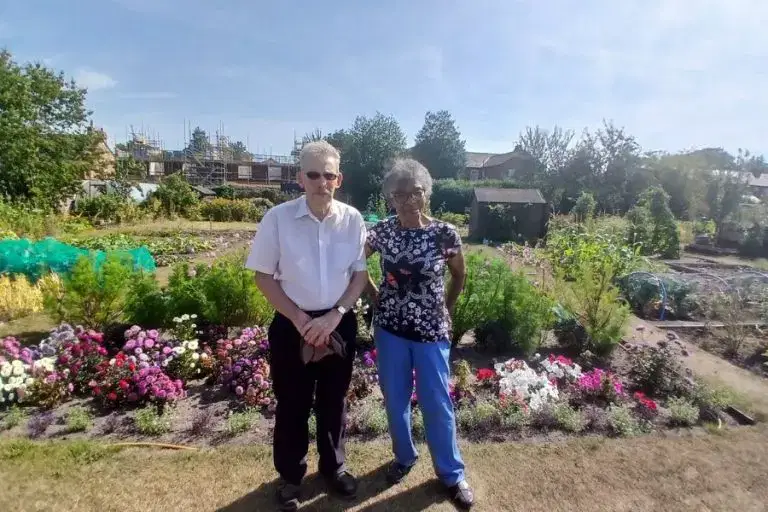 Green-Fingered Pals on Same Allotment for 70 Years!