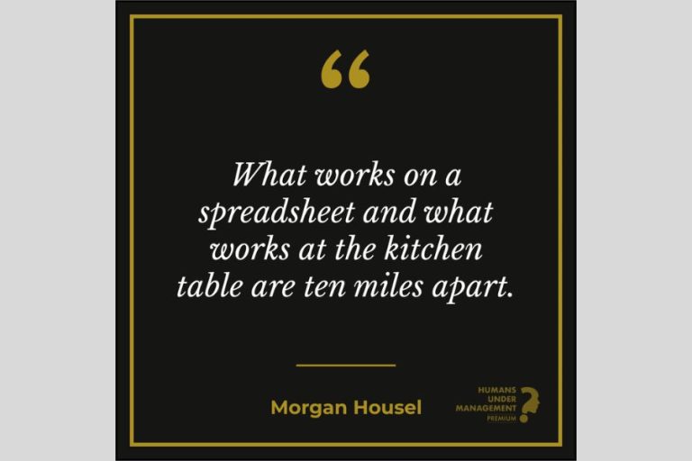 The Kitchen Table and the Spreadsheet