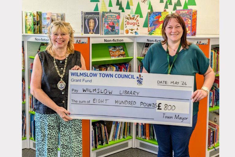 Wilmslow Library Awarded Town Council Grant