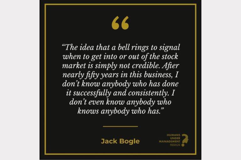 Market Timing – Don’t Do It!