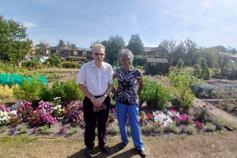 Green-Fingered Pals on Same Allotment for 70 Years!